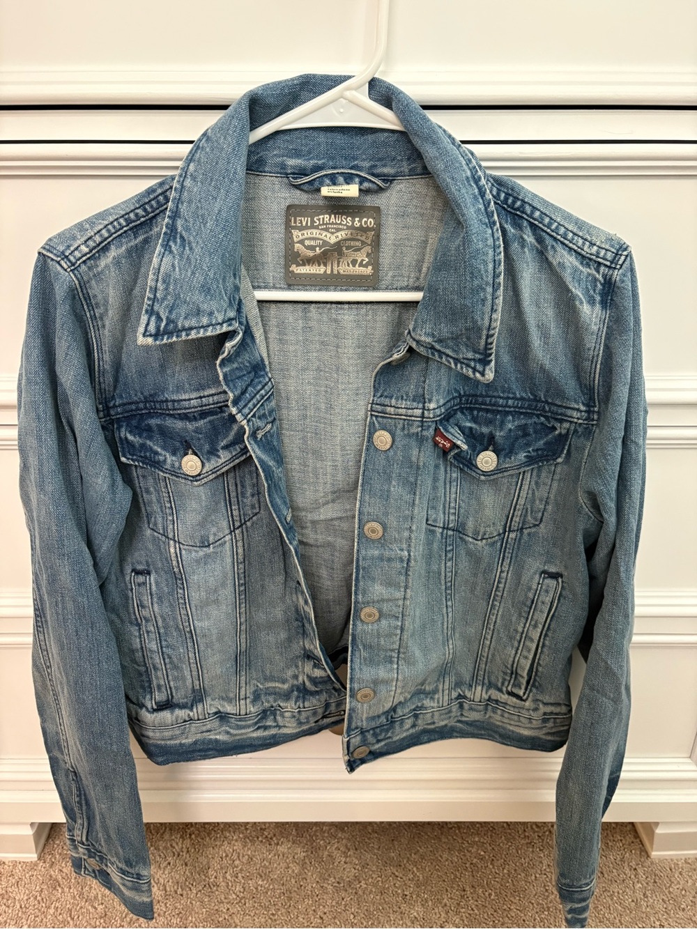 Levi's Light Blue Washed Denim Jacket - Women's